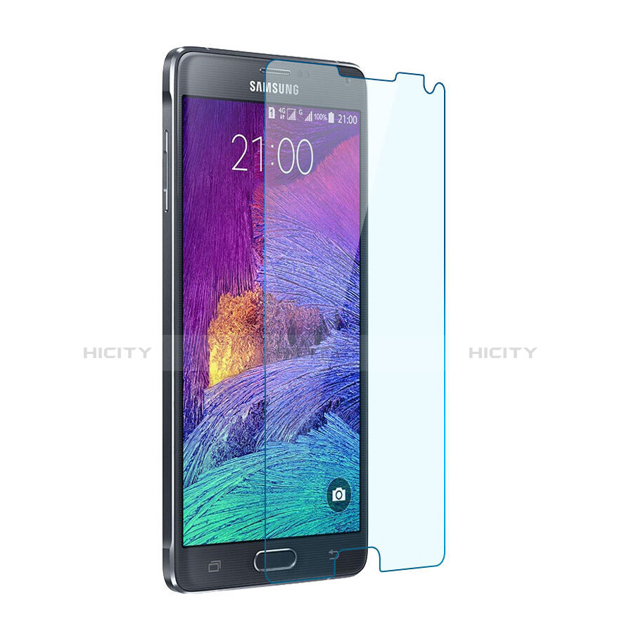 Schutzfolie Displayschutzfolie Panzerfolie Skins zum Aufkleben Gehärtetes Glas Glasfolie für Samsung Galaxy Note 4 Duos N9100 Dual SIM Klar