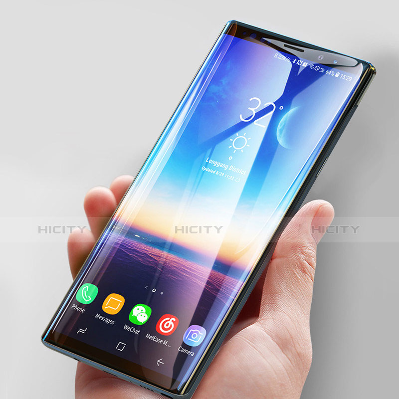 Schutzfolie Displayschutzfolie Panzerfolie Skins zum Aufkleben Gehärtetes Glas Glasfolie für Samsung Galaxy Note 9 Klar