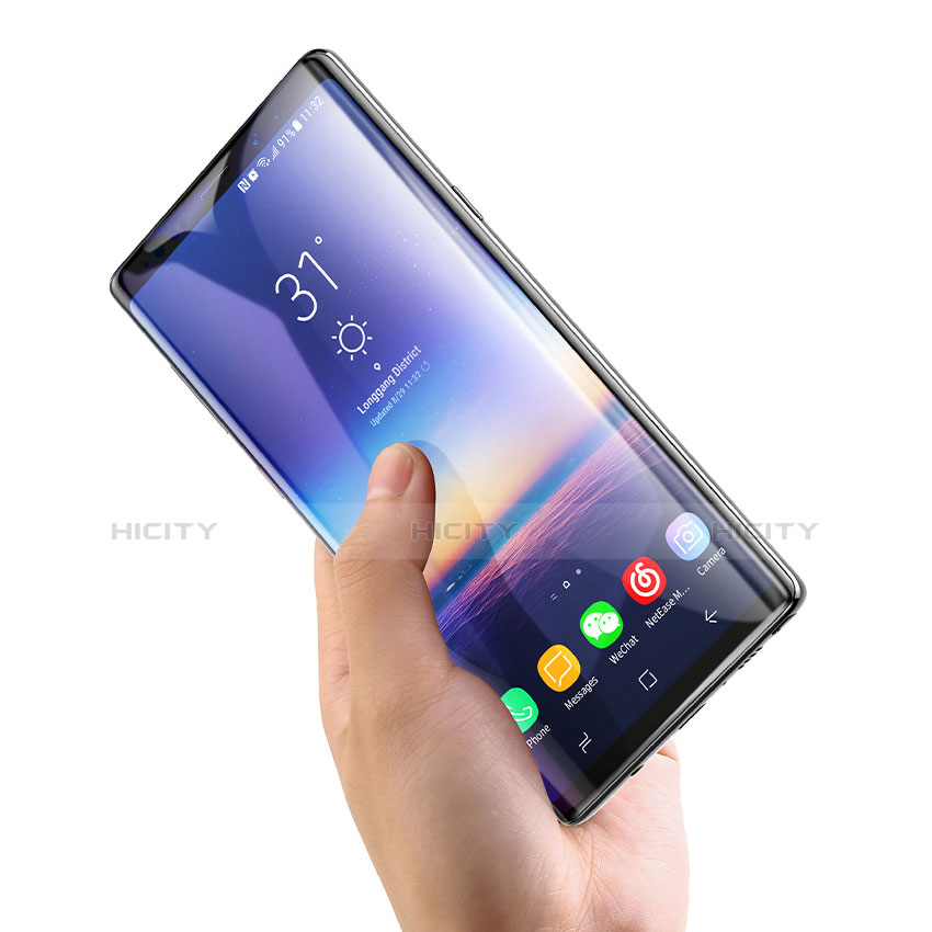 Schutzfolie Displayschutzfolie Panzerfolie Skins zum Aufkleben Gehärtetes Glas Glasfolie für Samsung Galaxy Note 9 Klar