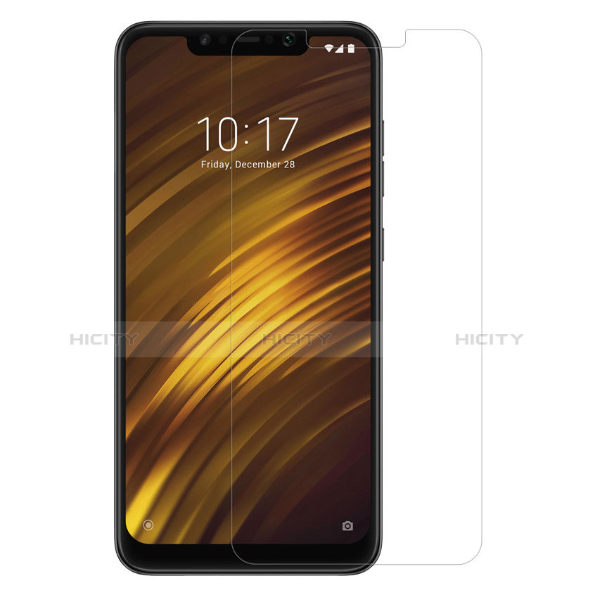 Schutzfolie Displayschutzfolie Panzerfolie Skins zum Aufkleben Gehärtetes Glas Glasfolie für Xiaomi Pocophone F1 Klar