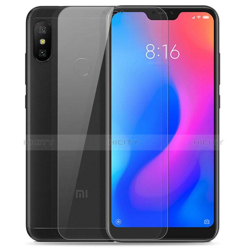 Schutzfolie Displayschutzfolie Panzerfolie Skins zum Aufkleben Gehärtetes Glas Glasfolie für Xiaomi Redmi 6 Pro Klar