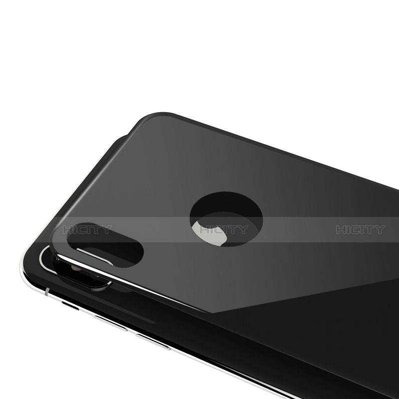 Schutzfolie Displayschutzfolie Panzerfolie Skins zum Aufkleben Gehärtetes Glas Glasfolie Rückseite B01 für Apple iPhone X Klar