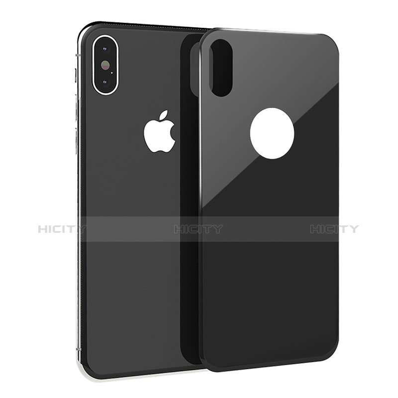 Schutzfolie Displayschutzfolie Panzerfolie Skins zum Aufkleben Gehärtetes Glas Glasfolie Rückseite B01 für Apple iPhone X Klar