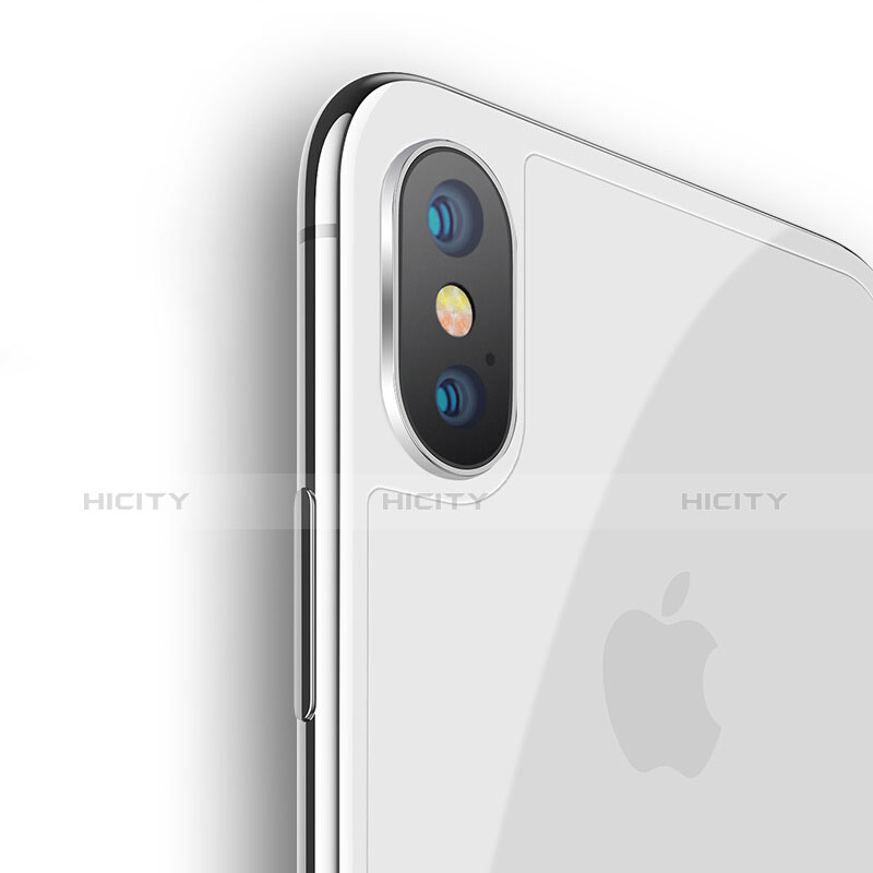 Schutzfolie Displayschutzfolie Panzerfolie Skins zum Aufkleben Gehärtetes Glas Glasfolie Rückseite B04 für Apple iPhone Xs Max Klar