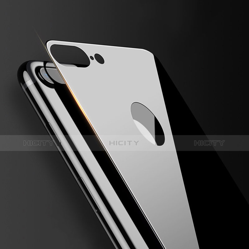 Schutzfolie Displayschutzfolie Panzerfolie Skins zum Aufkleben Gehärtetes Glas Glasfolie Rückseite B06 für Apple iPhone 8 Plus Schwarz