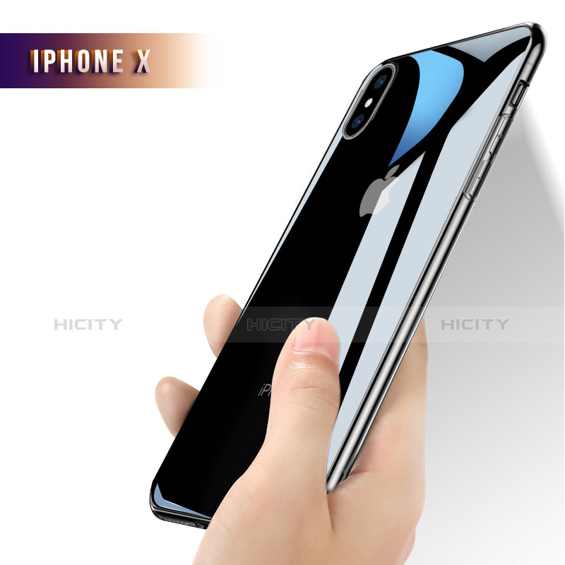 Schutzfolie Displayschutzfolie Panzerfolie Skins zum Aufkleben Gehärtetes Glas Glasfolie Rückseite B08 für Apple iPhone Xs Max Klar