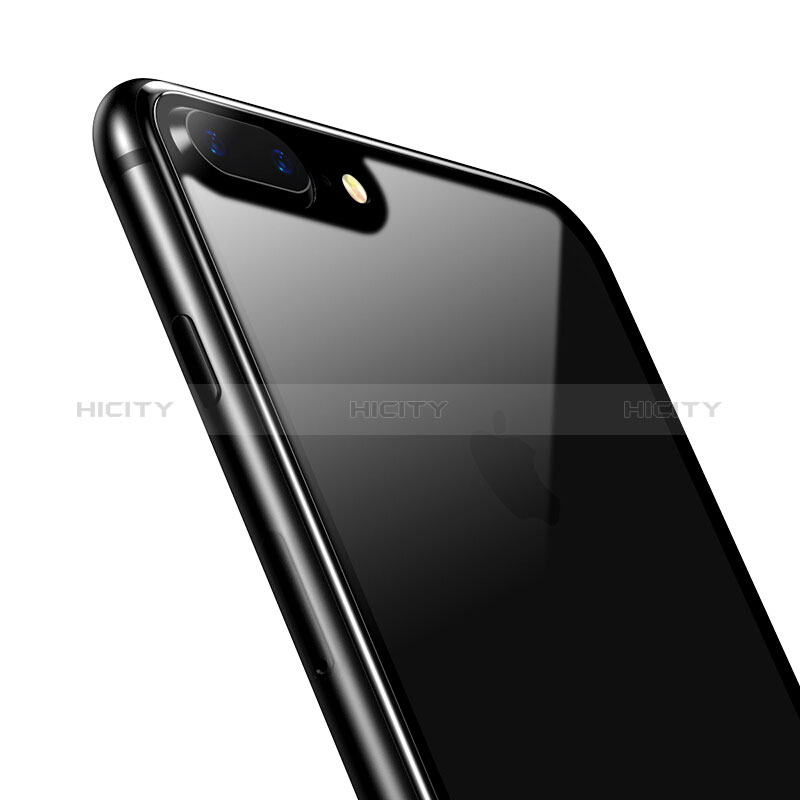 Schutzfolie Displayschutzfolie Panzerfolie Skins zum Aufkleben Gehärtetes Glas Glasfolie Rückseite D01 für Apple iPhone 8 Plus Schwarz