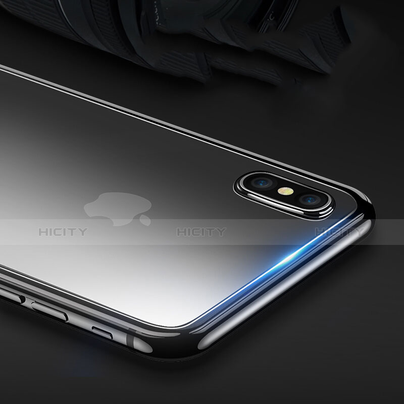 Schutzfolie Displayschutzfolie Panzerfolie Skins zum Aufkleben Gehärtetes Glas Glasfolie Rückseite Z01 für Apple iPhone Xs Max Schwarz