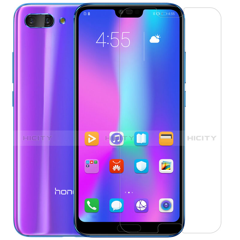 Schutzfolie Displayschutzfolie Panzerfolie Skins zum Aufkleben Gehärtetes Glas Glasfolie T01 für Huawei Honor 10 Klar