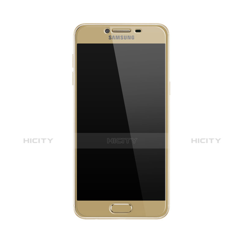 Schutzfolie Displayschutzfolie Panzerfolie Skins zum Aufkleben Gehärtetes Glas Glasfolie T01 für Samsung Galaxy C9 Pro C9000 Klar