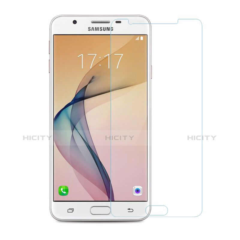 Schutzfolie Displayschutzfolie Panzerfolie Skins zum Aufkleben Gehärtetes Glas Glasfolie T01 für Samsung Galaxy On7 (2016) G6100 Klar