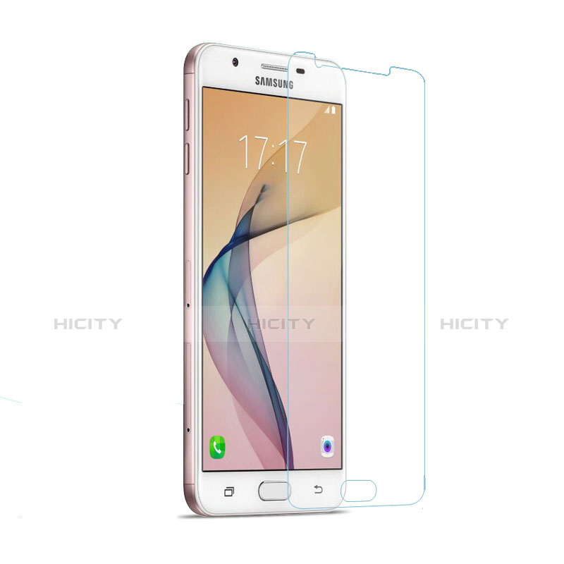 Schutzfolie Displayschutzfolie Panzerfolie Skins zum Aufkleben Gehärtetes Glas Glasfolie T01 für Samsung Galaxy On7 (2016) G6100 Klar