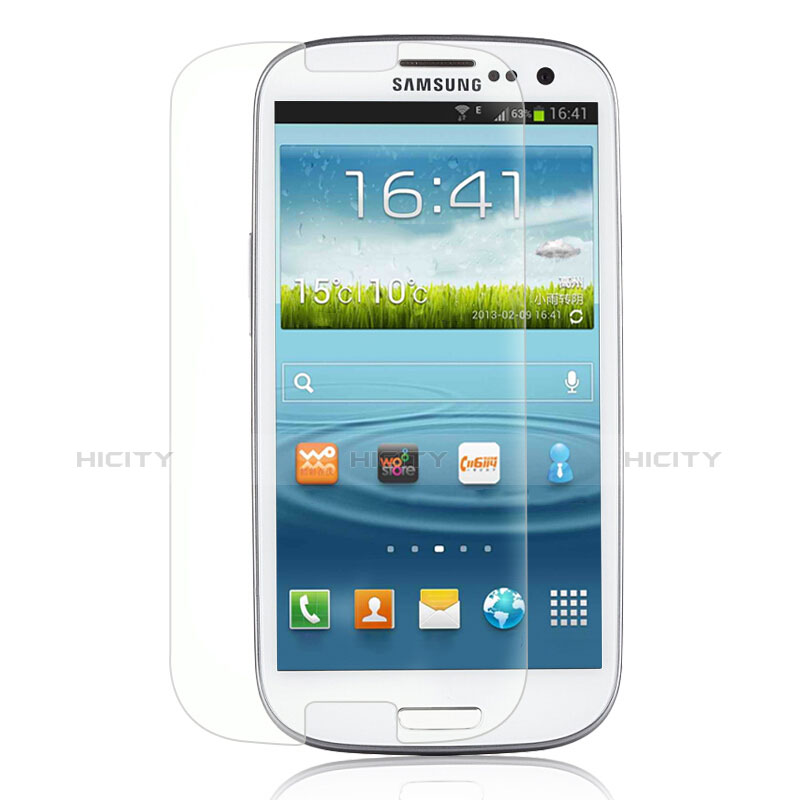 Schutzfolie Displayschutzfolie Panzerfolie Skins zum Aufkleben Gehärtetes Glas Glasfolie T01 für Samsung Galaxy S3 4G i9305 Klar