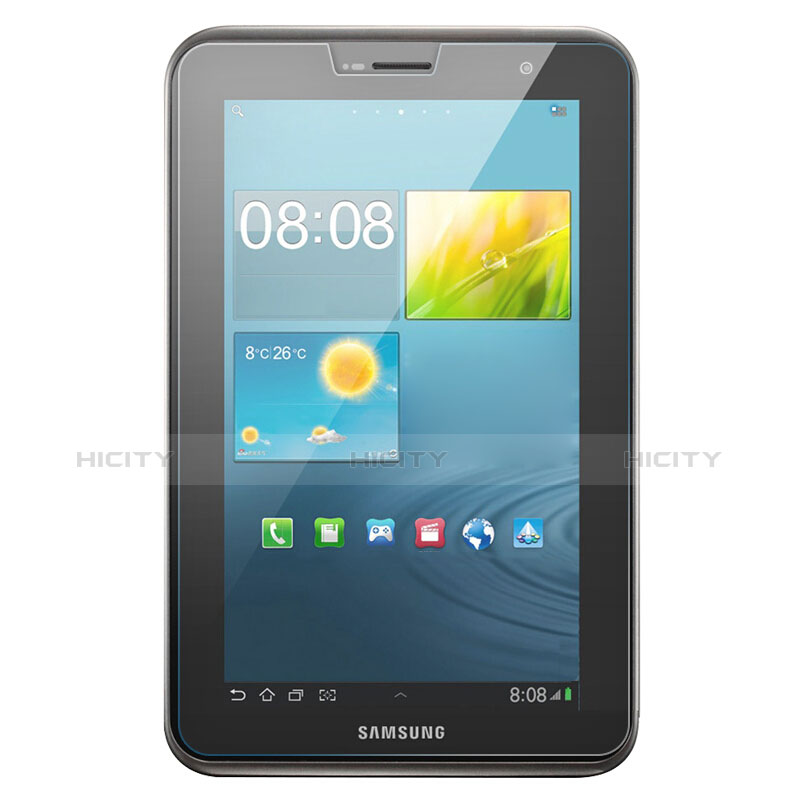 Schutzfolie Displayschutzfolie Panzerfolie Skins zum Aufkleben Gehärtetes Glas Glasfolie T01 für Samsung Galaxy Tab 2 7.0 P3100 P3110 Klar