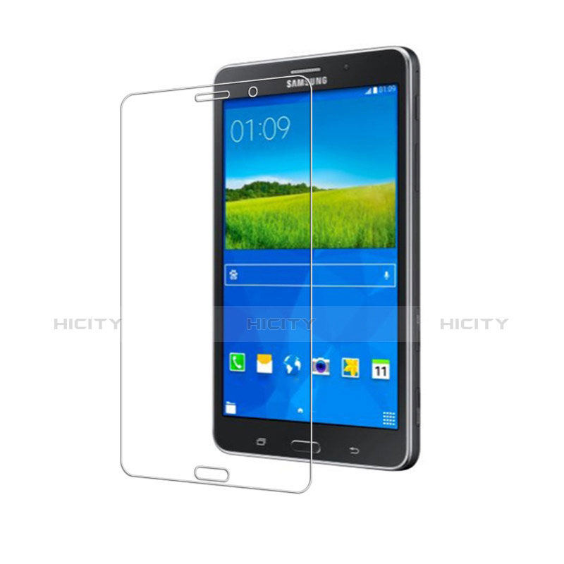 Schutzfolie Displayschutzfolie Panzerfolie Skins zum Aufkleben Gehärtetes Glas Glasfolie T01 für Samsung Galaxy Tab 4 7.0 SM-T230 T231 T235 Klar