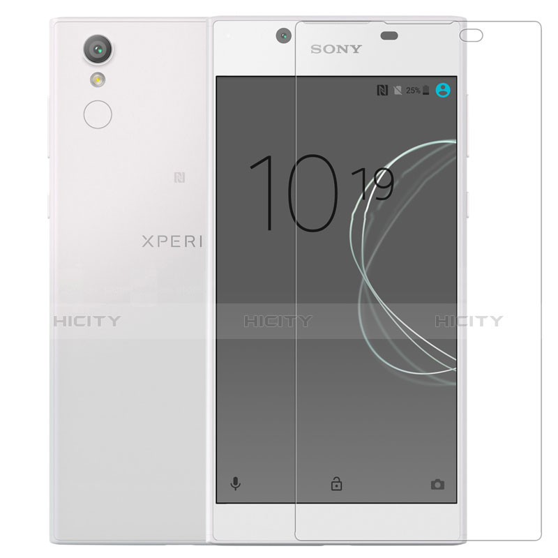 Schutzfolie Displayschutzfolie Panzerfolie Skins zum Aufkleben Gehärtetes Glas Glasfolie T01 für Sony Xperia L1 Klar