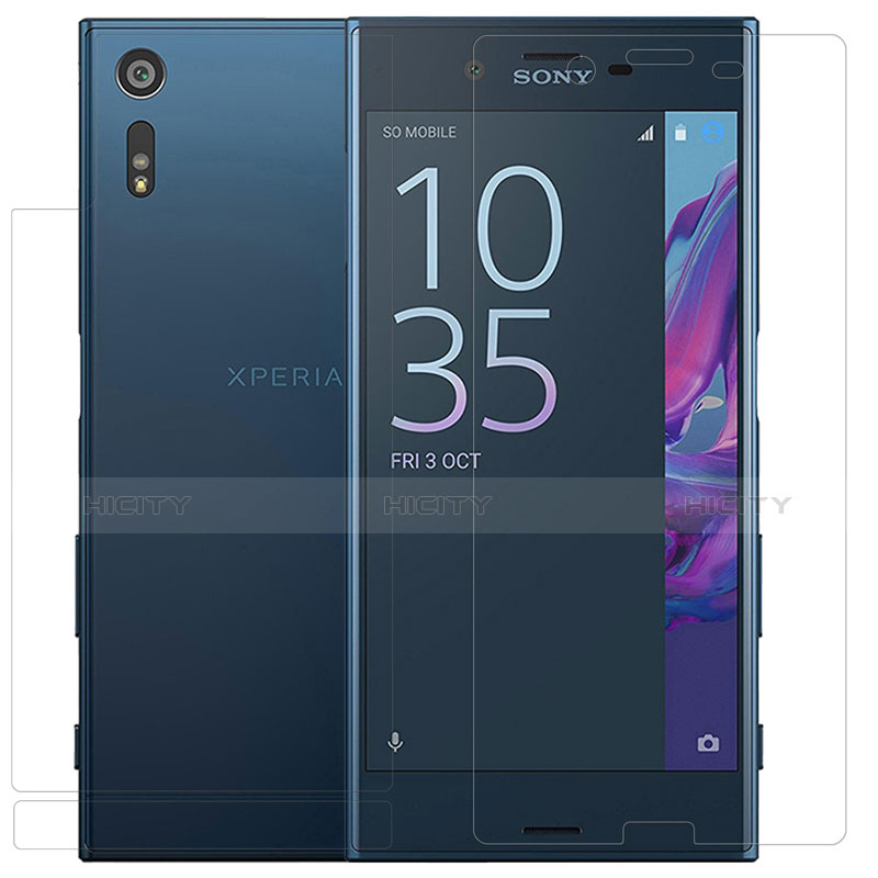 Schutzfolie Displayschutzfolie Panzerfolie Skins zum Aufkleben Gehärtetes Glas Glasfolie T01 für Sony Xperia XZ Klar