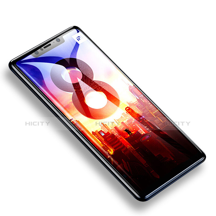 Schutzfolie Displayschutzfolie Panzerfolie Skins zum Aufkleben Gehärtetes Glas Glasfolie T01 für Xiaomi Mi 8 Klar Plus