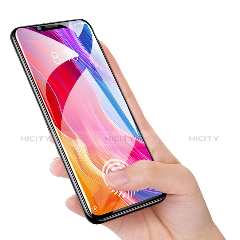 Schutzfolie Displayschutzfolie Panzerfolie Skins zum Aufkleben Gehärtetes Glas Glasfolie T01 für Xiaomi Mi 8 Screen Fingerprint Edition Klar groß