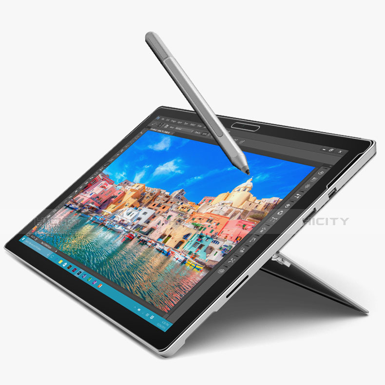 Schutzfolie Displayschutzfolie Panzerfolie Skins zum Aufkleben Gehärtetes Glas Glasfolie T02 für Microsoft Surface Pro 4 Klar