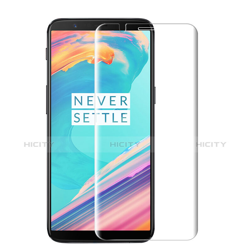 Schutzfolie Displayschutzfolie Panzerfolie Skins zum Aufkleben Gehärtetes Glas Glasfolie T02 für OnePlus 5T A5010 Klar