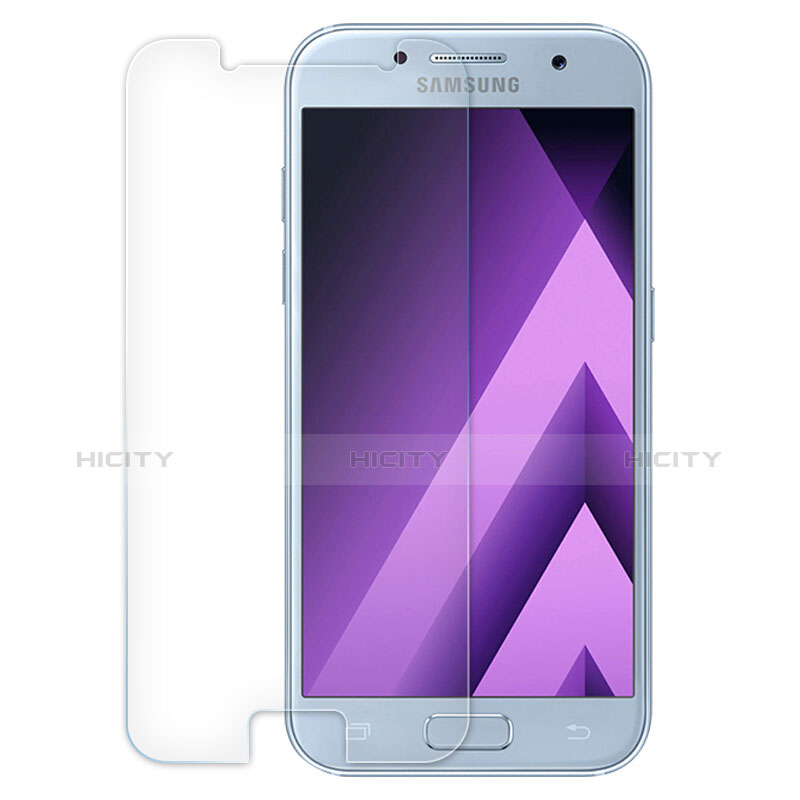 Schutzfolie Displayschutzfolie Panzerfolie Skins zum Aufkleben Gehärtetes Glas Glasfolie T02 für Samsung Galaxy A3 (2017) SM-A320F Klar