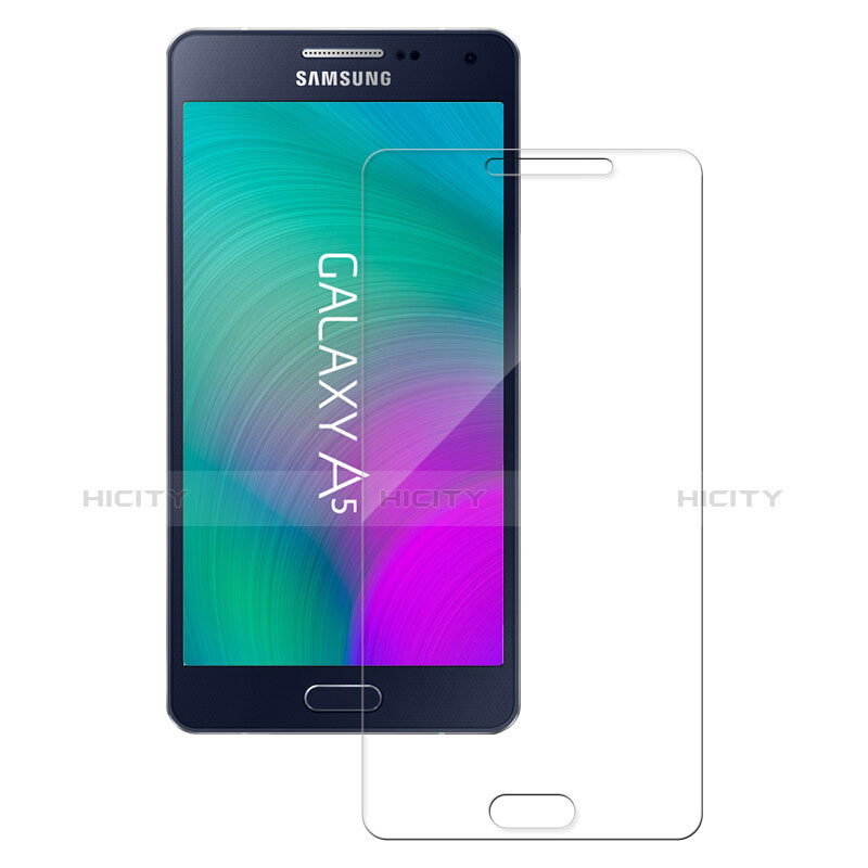 Schutzfolie Displayschutzfolie Panzerfolie Skins zum Aufkleben Gehärtetes Glas Glasfolie T02 für Samsung Galaxy A5 Duos SM-500F Klar