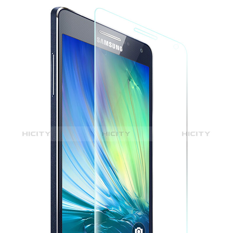 Schutzfolie Displayschutzfolie Panzerfolie Skins zum Aufkleben Gehärtetes Glas Glasfolie T02 für Samsung Galaxy A7 (2016) A7100 Klar