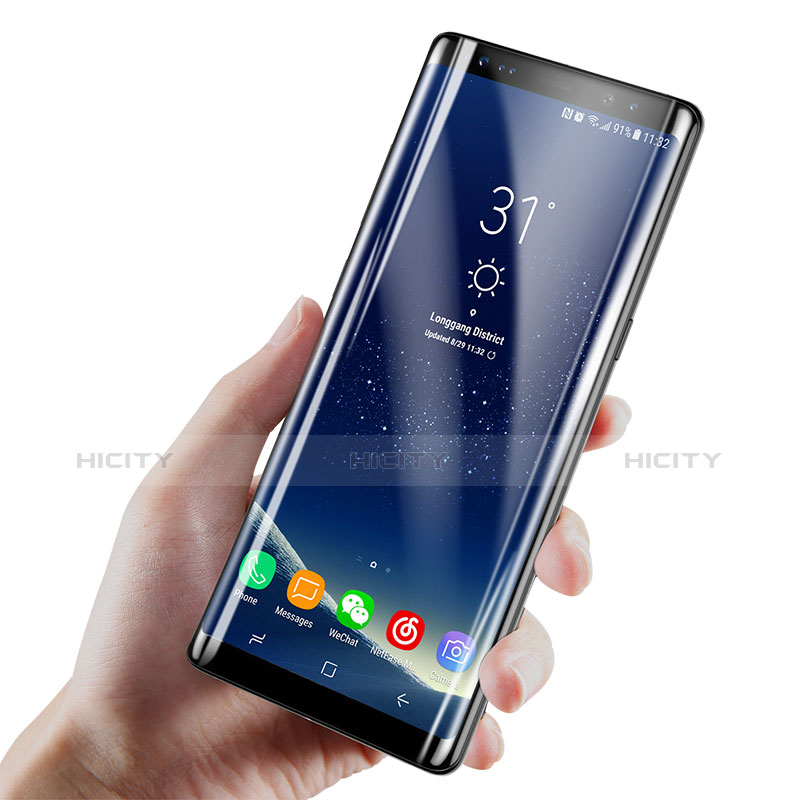 Schutzfolie Displayschutzfolie Panzerfolie Skins zum Aufkleben Gehärtetes Glas Glasfolie T02 für Samsung Galaxy Note 8 Duos N950F Klar