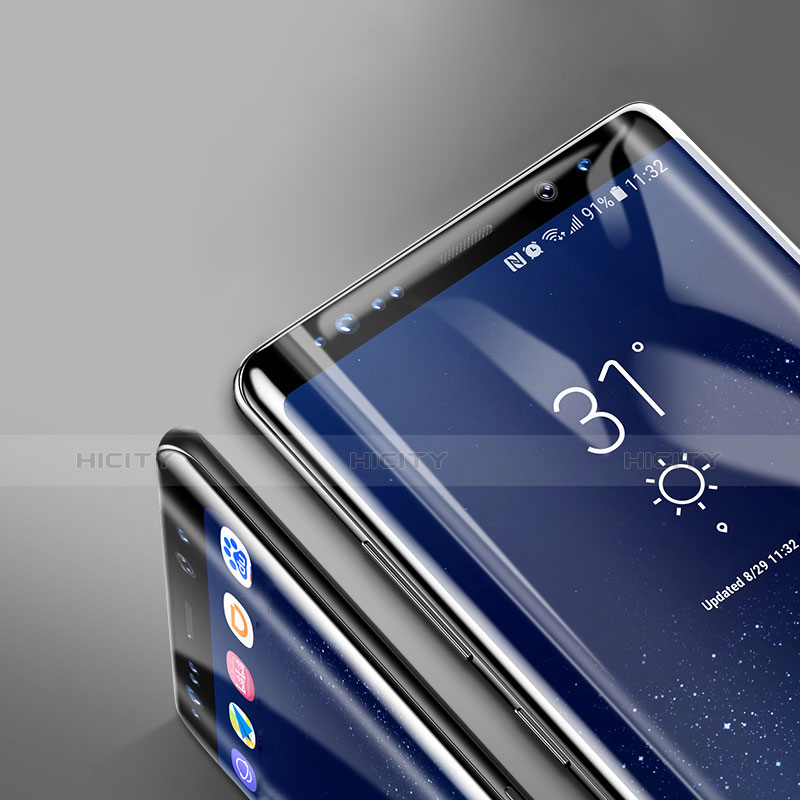 Schutzfolie Displayschutzfolie Panzerfolie Skins zum Aufkleben Gehärtetes Glas Glasfolie T02 für Samsung Galaxy Note 8 Klar