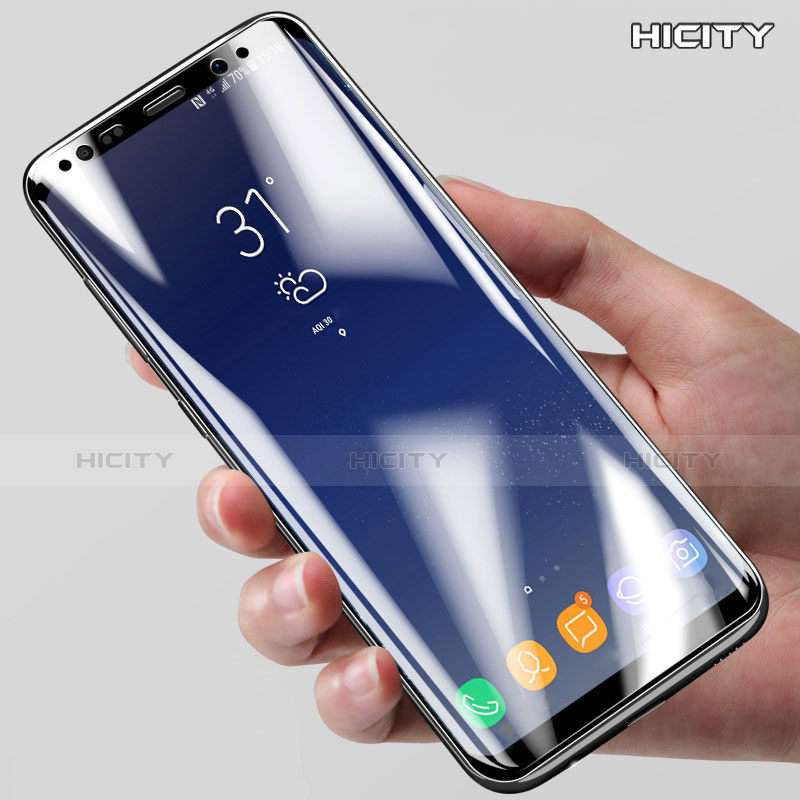 Schutzfolie Displayschutzfolie Panzerfolie Skins zum Aufkleben Gehärtetes Glas Glasfolie T02 für Samsung Galaxy S8 Klar