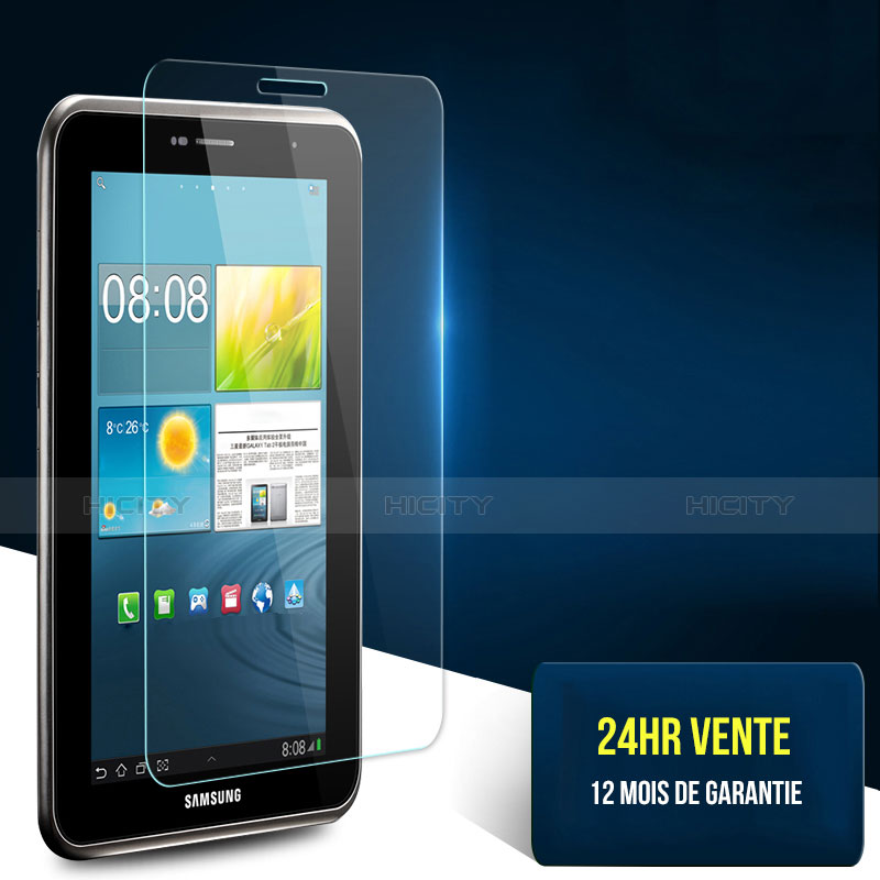 Schutzfolie Displayschutzfolie Panzerfolie Skins zum Aufkleben Gehärtetes Glas Glasfolie T02 für Samsung Galaxy Tab 2 7.0 P3100 P3110 Klar Plus