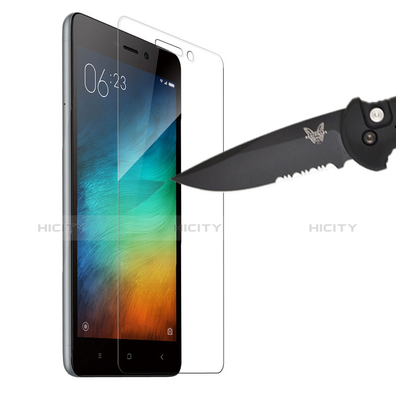 Schutzfolie Displayschutzfolie Panzerfolie Skins zum Aufkleben Gehärtetes Glas Glasfolie T02 für Xiaomi Redmi 3S Prime Klar