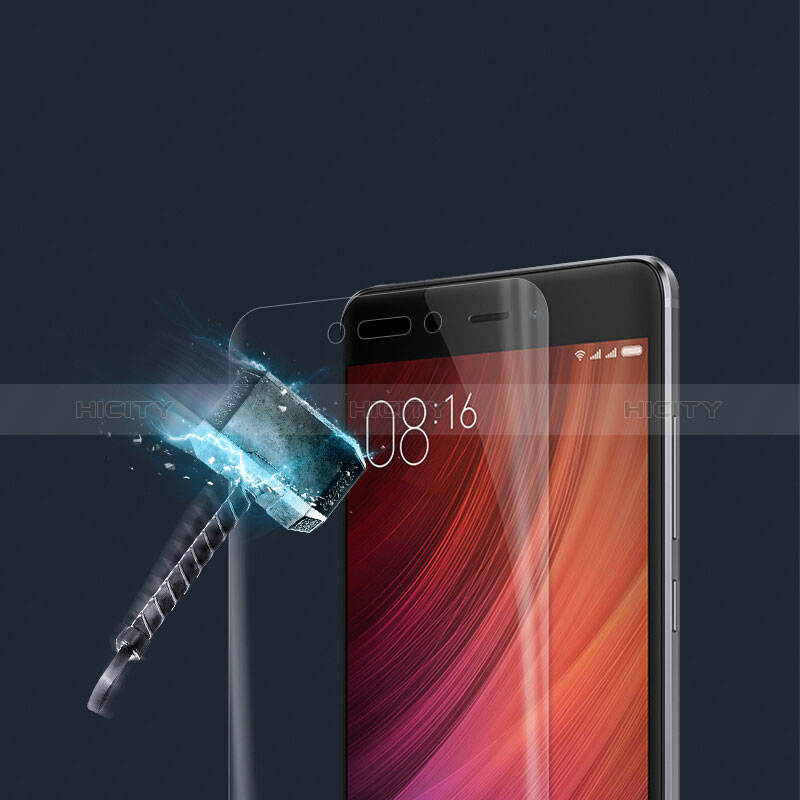 Schutzfolie Displayschutzfolie Panzerfolie Skins zum Aufkleben Gehärtetes Glas Glasfolie T02 für Xiaomi Redmi Note 4 Standard Edition Klar groß