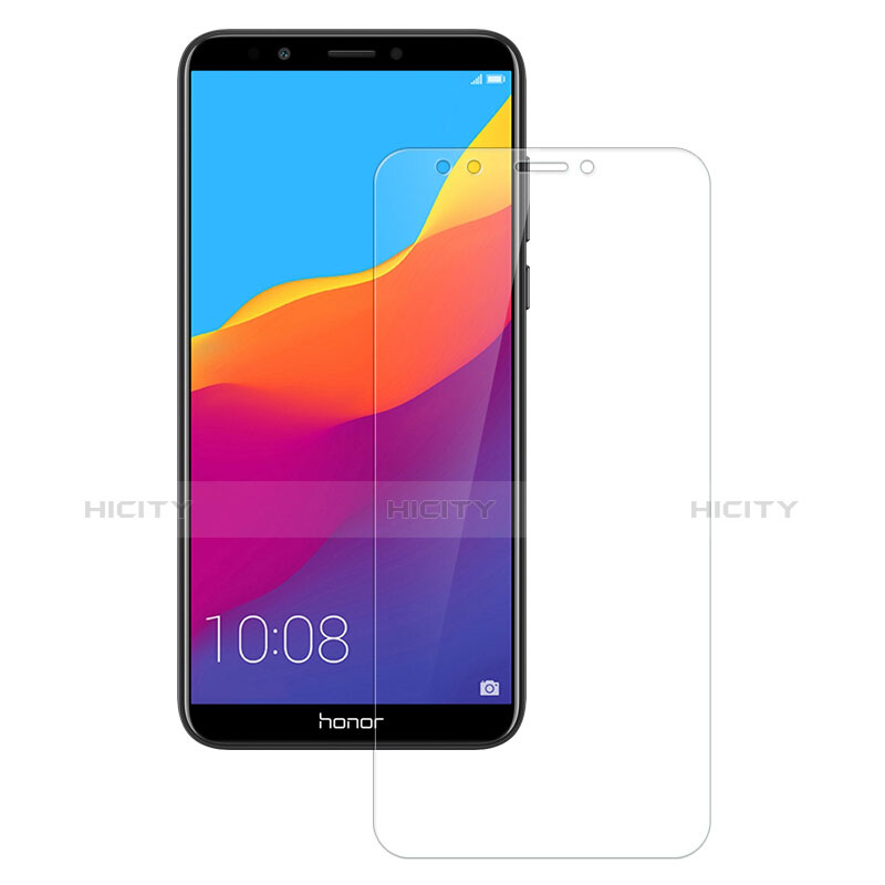 Schutzfolie Displayschutzfolie Panzerfolie Skins zum Aufkleben Gehärtetes Glas Glasfolie T03 für Huawei Y7 (2018) Klar