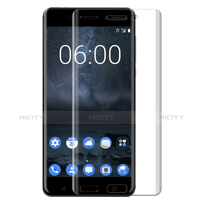 Schutzfolie Displayschutzfolie Panzerfolie Skins zum Aufkleben Gehärtetes Glas Glasfolie T03 für Nokia 6 Klar