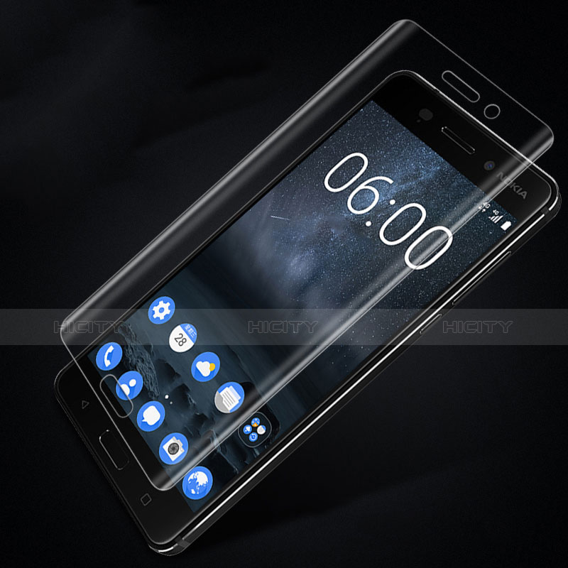 Schutzfolie Displayschutzfolie Panzerfolie Skins zum Aufkleben Gehärtetes Glas Glasfolie T03 für Nokia 6 Klar