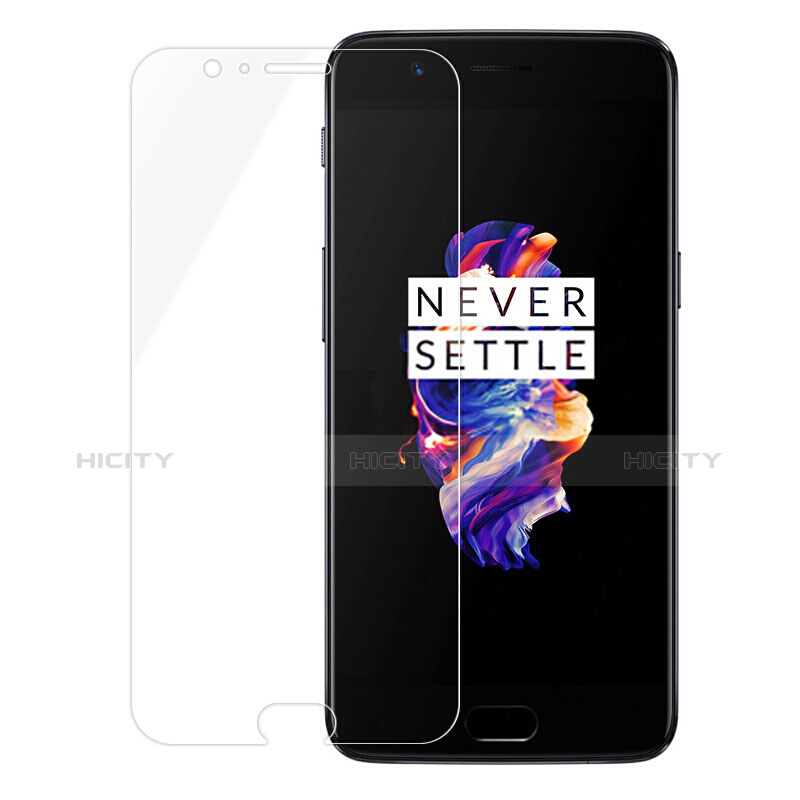 Schutzfolie Displayschutzfolie Panzerfolie Skins zum Aufkleben Gehärtetes Glas Glasfolie T03 für OnePlus 5 Klar