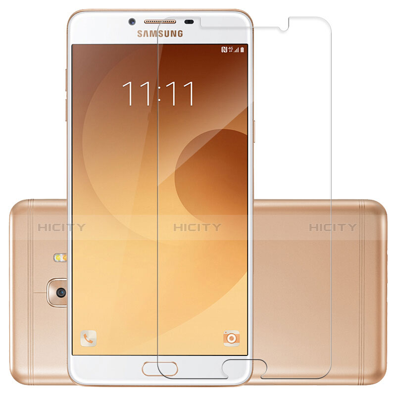 Schutzfolie Displayschutzfolie Panzerfolie Skins zum Aufkleben Gehärtetes Glas Glasfolie T03 für Samsung Galaxy C9 Pro C9000 Klar