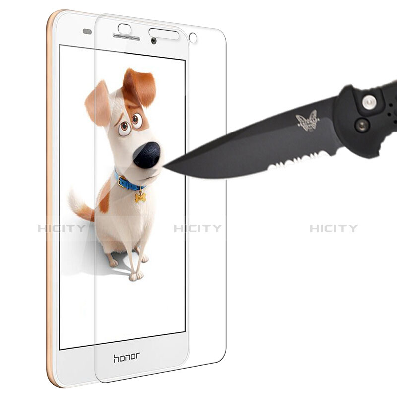 Schutzfolie Displayschutzfolie Panzerfolie Skins zum Aufkleben Gehärtetes Glas Glasfolie T04 für Huawei Honor 5A Klar