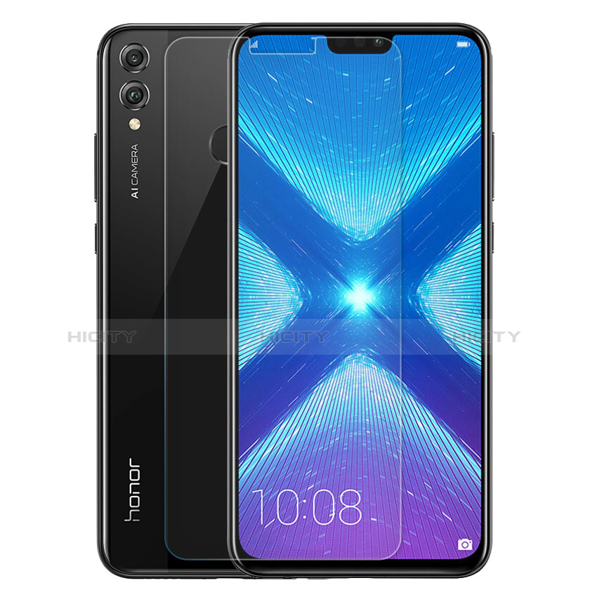 Schutzfolie Displayschutzfolie Panzerfolie Skins zum Aufkleben Gehärtetes Glas Glasfolie T04 für Huawei Honor 8X Klar