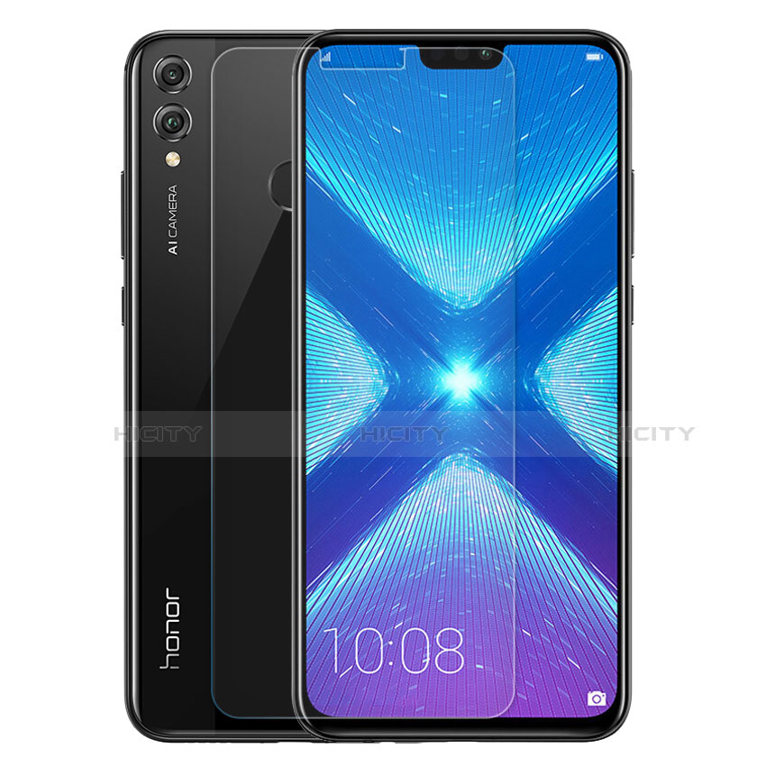 Schutzfolie Displayschutzfolie Panzerfolie Skins zum Aufkleben Gehärtetes Glas Glasfolie T04 für Huawei Honor V10 Lite Klar