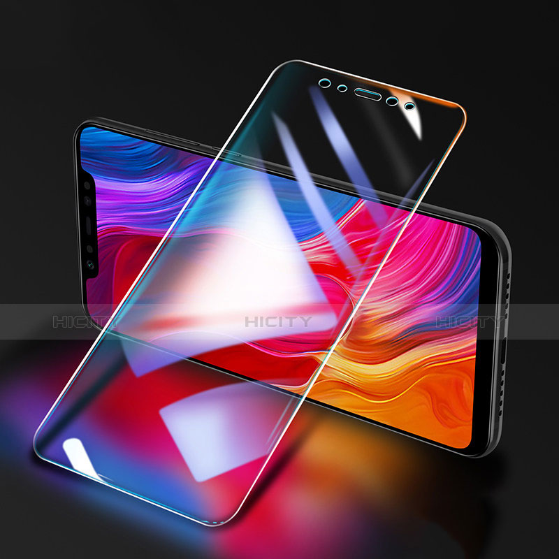 Schutzfolie Displayschutzfolie Panzerfolie Skins zum Aufkleben Gehärtetes Glas Glasfolie T04 für Xiaomi Mi 8 Klar groß