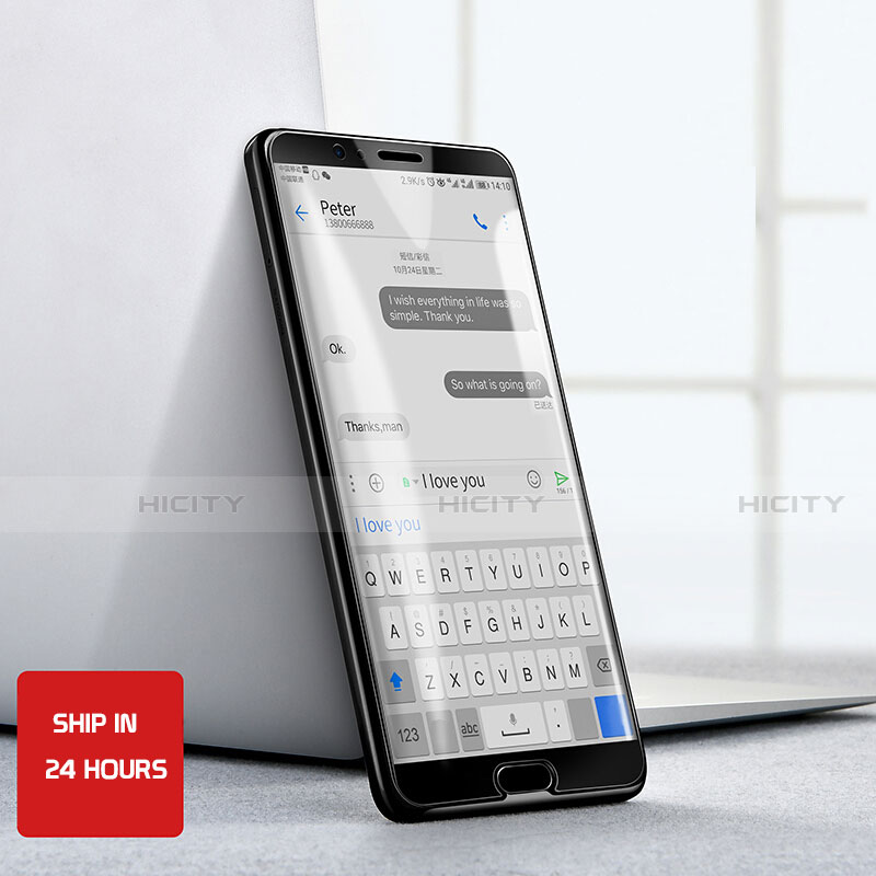 Schutzfolie Displayschutzfolie Panzerfolie Skins zum Aufkleben Gehärtetes Glas Glasfolie T05 für Huawei Honor View 10 Klar