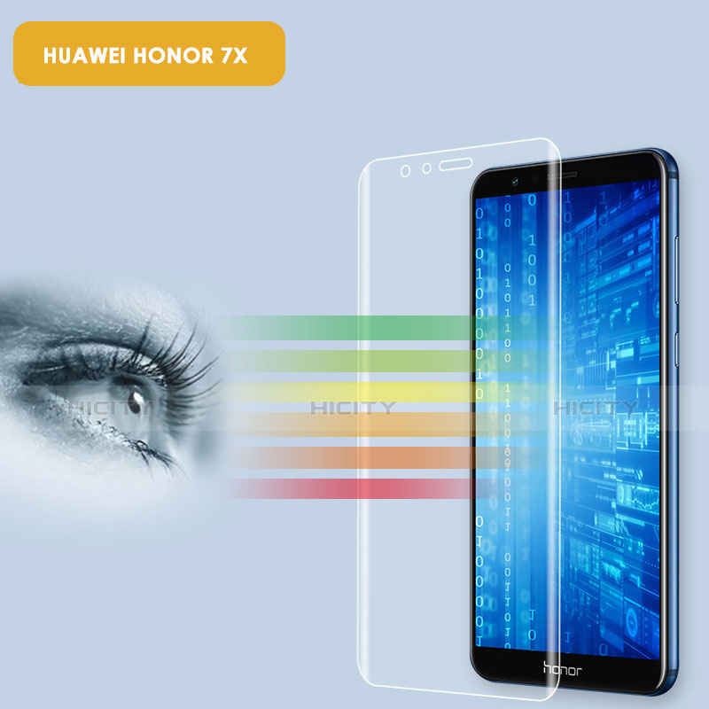 Schutzfolie Displayschutzfolie Panzerfolie Skins zum Aufkleben Gehärtetes Glas Glasfolie T07 für Huawei Honor Play 7X Klar