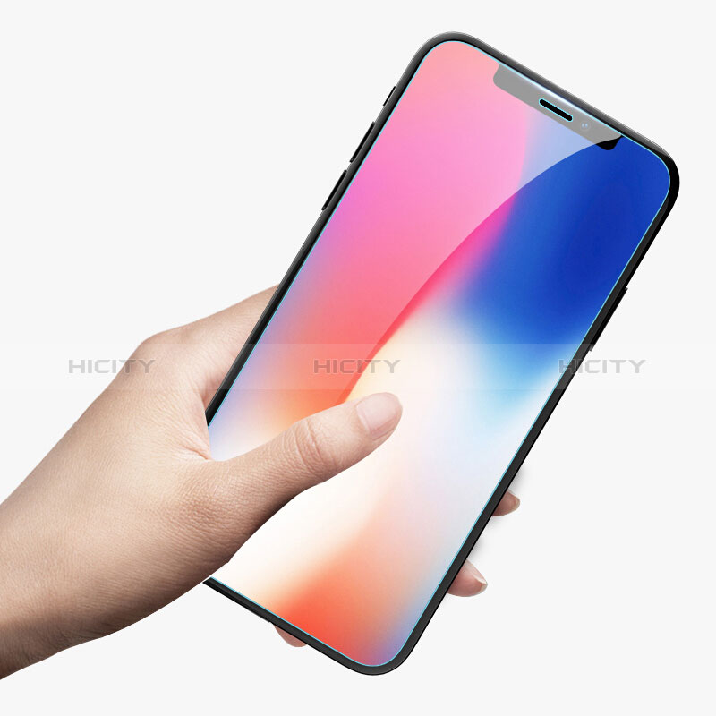 Schutzfolie Displayschutzfolie Panzerfolie Skins zum Aufkleben Gehärtetes Glas Glasfolie T09 für Apple iPhone X Klar