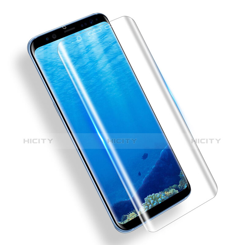Schutzfolie Displayschutzfolie Panzerfolie Skins zum Aufkleben Gehärtetes Glas Glasfolie T09 für Samsung Galaxy S8 Klar groß