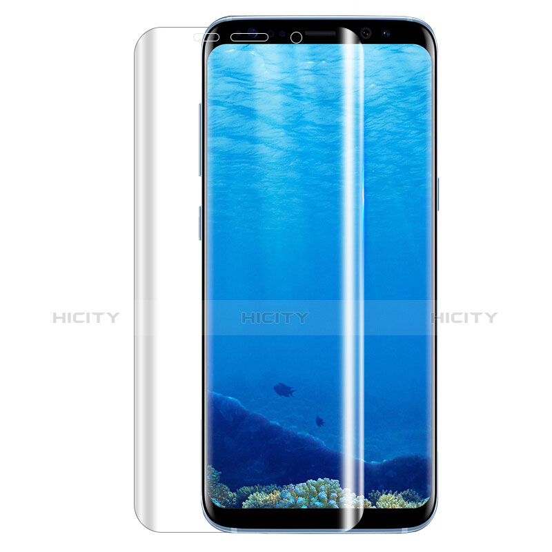 Schutzfolie Displayschutzfolie Panzerfolie Skins zum Aufkleben Gehärtetes Glas Glasfolie T09 für Samsung Galaxy S8 Klar groß