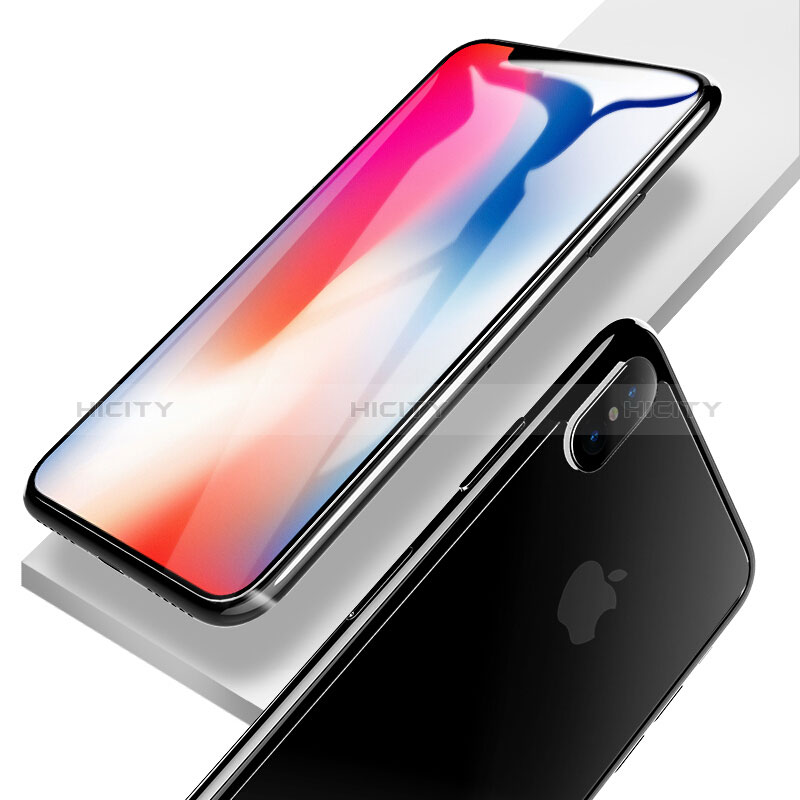 Schutzfolie Displayschutzfolie Panzerfolie Skins zum Aufkleben Gehärtetes Glas Glasfolie T10 für Apple iPhone X Klar