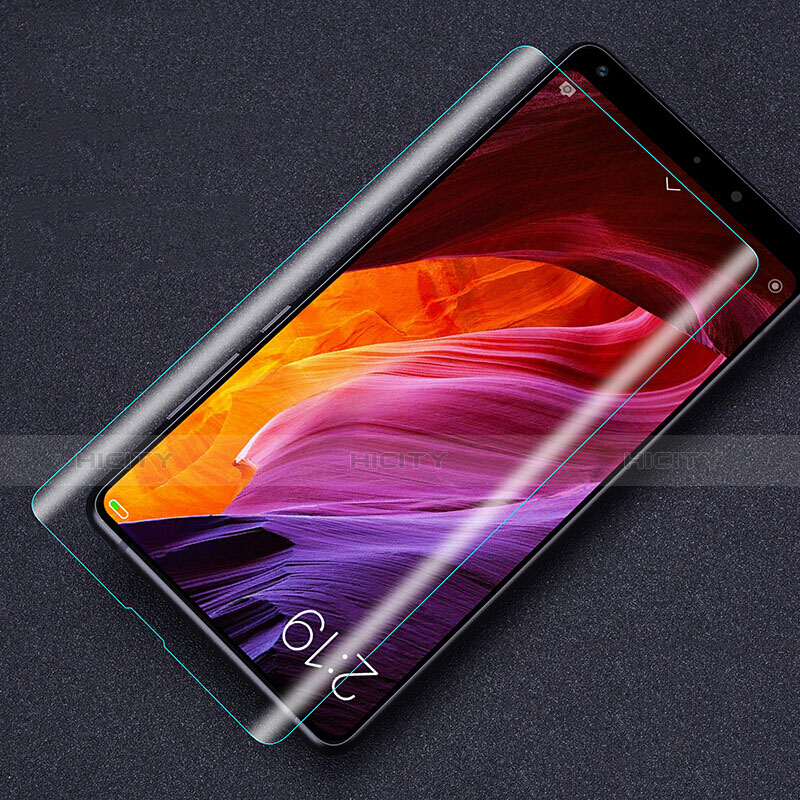 Schutzfolie Displayschutzfolie Panzerfolie Skins zum Aufkleben Gehärtetes Glas Glasfolie T10 für Xiaomi Mi Mix 2 Klar